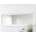 Kemik Beyaz 110cm Uzun Dikey Yatay Kullanılabilir Askılı Boy Banyo Salon Antre Şifonyer Duvar Aynası