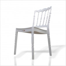 Klasik Kaburgalı Destekli Sırt Dayamalı Sağlam Kalın Sert Tek Parça Plastik Sandalye İskemle Tabure