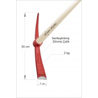 Büyük 50 cm. Ağır 2 kg. Ekstra Sertleştirilmiş Çelik Kazma Toprak Zemin Kazısı Bostan Tarım Bağ Bahçe Zeytinlik Tarla Çukur Açma Kök Havalandırma Temel Drenaj Kazması Büyük 50 cm. Ağır 2 kg. Ekstra Sertleştirilmiş Çelik Kazma Toprak Zemin Kazısı Bostan Tarım Bağ Bahçe Zeytinlik Tarla Çukur Açma Kök Havalandırma Temel Drenaj Kazması