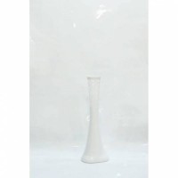 M3 Decorium Delikli Desenli Motifli Uzun Beyaz Fil Ayağı Devrilmez Geniş Taban Long Vase Vazo