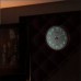 Gece Okunan Görünen Ultra Mor Kasa 22cm Sessiz Çalışan Garantili Yerli Ps Camlı Fosforlu Duvar Saati